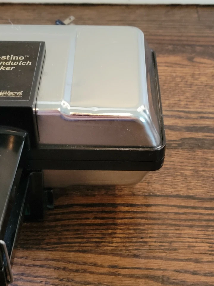 VillaWare Sandwich Panini Maker Tostino Model: 3800 Italian Kitchenware Chrome - Image 4 of 4