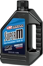 SUPER M Semi-Synthetic Blend Ester Based Smokeless 2-Stroke 2T Engine Oil 1L