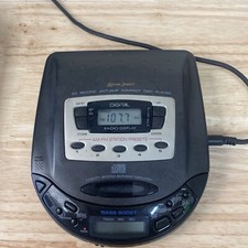 Portable CD Player, LENNOX SOUND, Model CD-90, Radio only Works/ Needs Repair