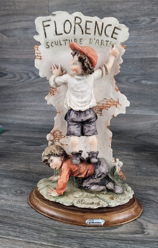 Vintage Rare Signed Giuseppe Armani Italy Store "Florence Sculture D'arte" 11" - Picture 8 of 16