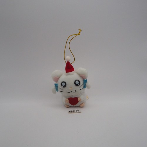Hamtaro Bijou C2212C Xmas Christmas Plush 4" Epoch Stuffed Toy Doll Japan - 第 1/8 張圖片