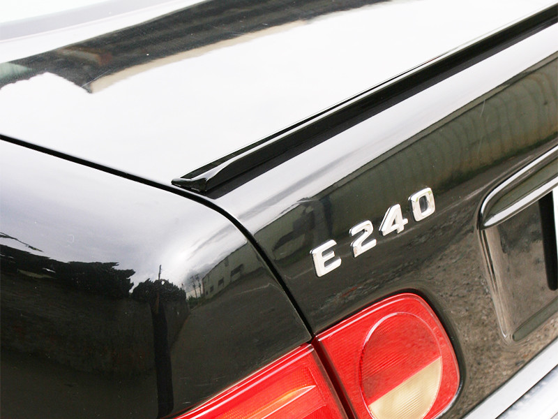 Fyralip Trunk Lip Spoiler For Mercedes Benz 9601 W210 EClass Unpainted Black eBay