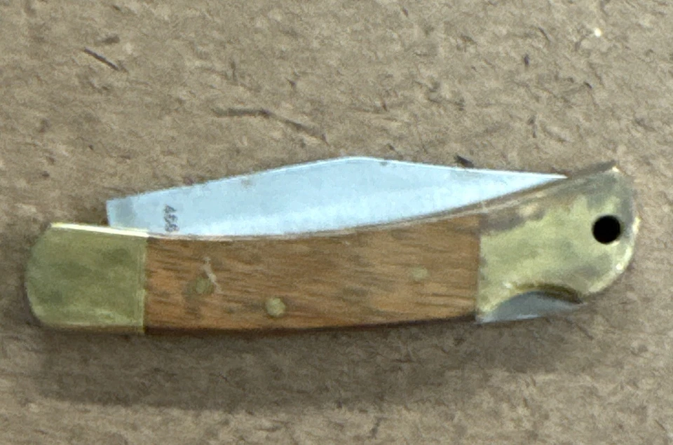 "Navaja de bolsillo Winchester 3,5"" carpeta de latón bloqueo" Foto 4 de 4