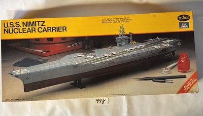 Testors Italeri U.S.S. Nimitz Nuclear Carrier Model Kit Scale 1/720 893