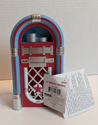 Retro Jukebox Light Up Desk Table Shelf Decor Night Light Battery Powered