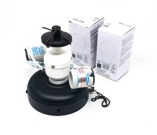 HAMPTON BAY Melrose 52 in. Bronze Ceiling Fan Light Kit & LED Bulbs