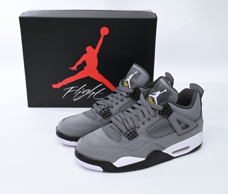 エアジョーダン4 グレー 9.5 (US) Size 9.5 - Jordan 4 Retro Low Cool Grey for sale online | eBay