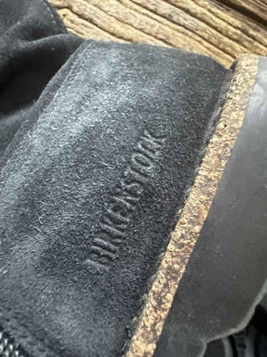 Birkenstock Luton Black Hydrophobic Suede Leather Boots Size 37 US 6-6.5 WORN 2x - Picture 5 of 11