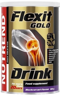 Nutrend Flexit Gold Drink, Blackcurrant - 400 grams (61,88 EUR/kg)