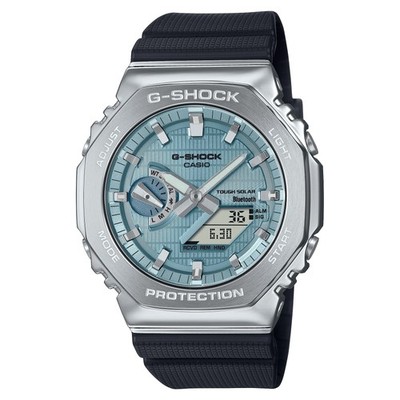 Uhr CASIO G-SHOCK GBM-2100A-1A2ER Silikon Schwarz Hellblau Sub 200mt