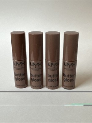 NYX Butter Lip Gloss Cinnamon Roll 0.15 fl oz Lot 4