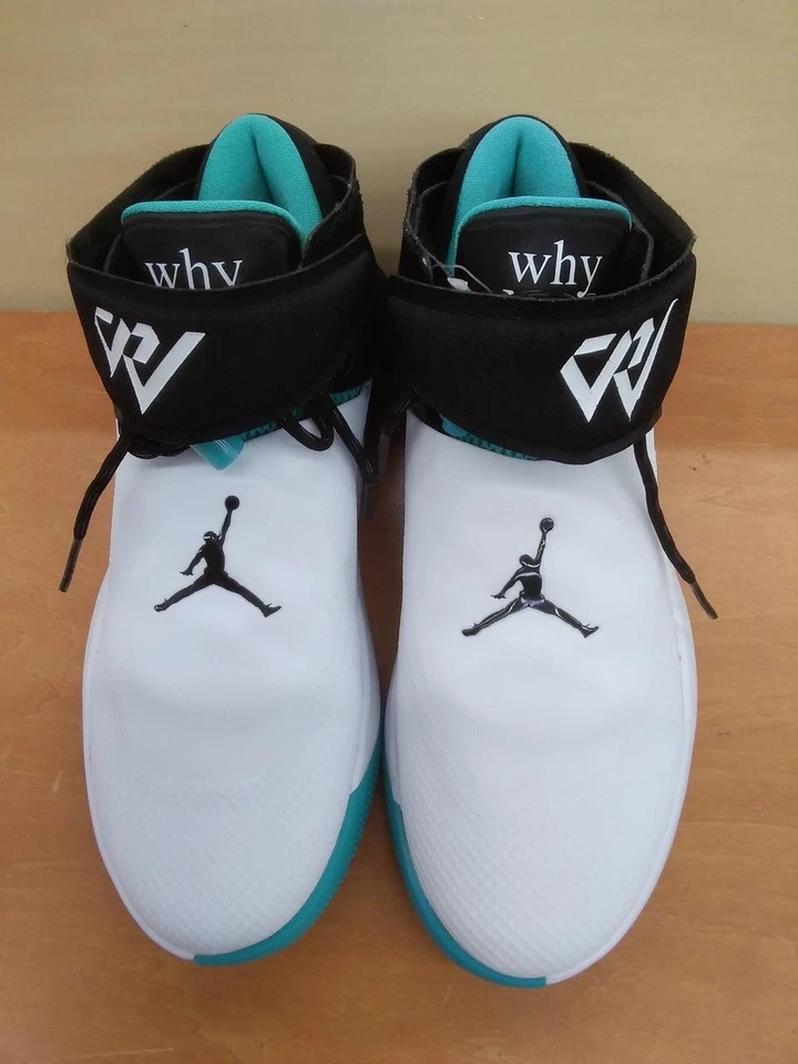 Nike Jordan Why Not Zer0.1 Noah Branco Preto-Esmeralda AQ9028-103 com Caixa Us8.5 - Imagem 4 de 4