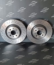 Coppia Dischi Anteriori Brembo Forati 305x28 Per Abarth 500/695 Competizione