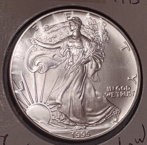 1995 $1 American Silver Eagle 1oz .999 Fine Silver T175