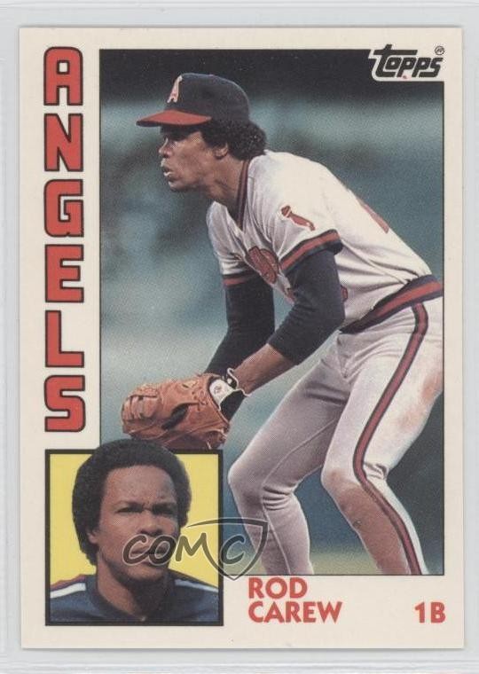 1984 Topps Tiffany Rod Carew #600 HOF 0b9