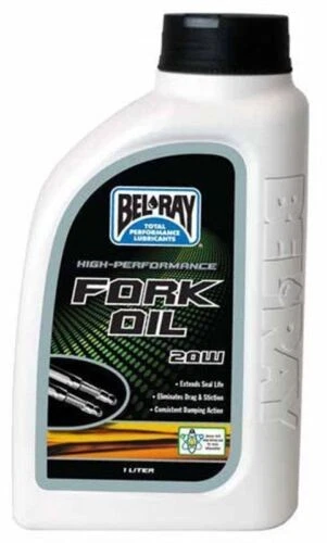 BEL-RAY huile de fourche huile moteur HIGH PERFORMANCE FORK OIL 20W (1L) - Photo 1/1