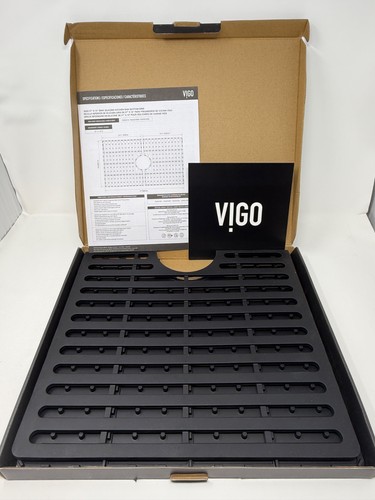 VIGO VGSG3018MB Matte Black Silicone Sink Bottom Grid 27x15 Kitchen Protector