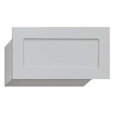 Salsbury Industries Drop Box, Aluminum, Powder Coated, 1 Doors, Recessed,