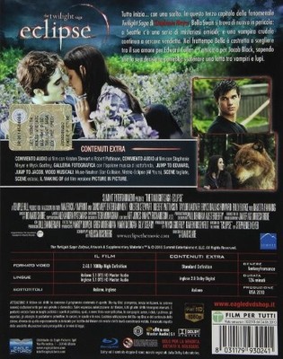 Eclipse - The Twilight Saga (SE) [Italian Edition] [Region Free] [Blu-ray] - DVD
