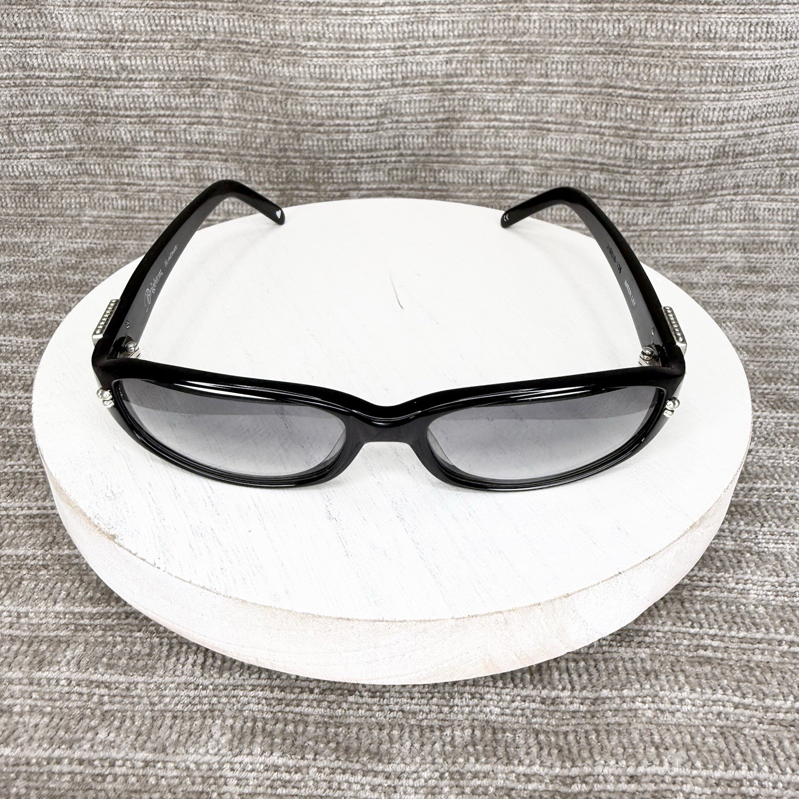 Brighton Sunglasses Frames Black Silver Floral Ha… - image 5