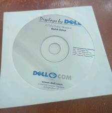 Displays by Dell E770s Color PC Monitor Quick Setup Drivers CD