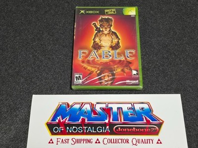 Xbox FABLE New Factory Sealed Y-Fold 1st Print RPG Black Label Rare Microsoft