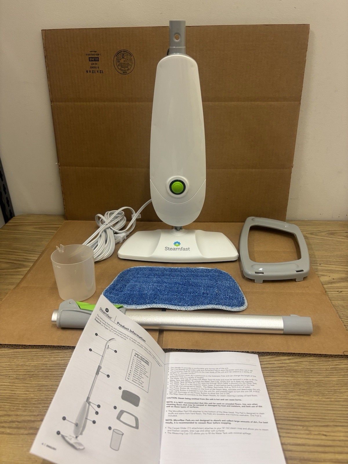 Steamfast SF-162 Steam Mop Incomplete Missing Water Tank Parts  -image