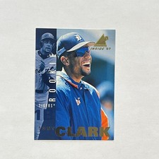 1997 Pinnacle Inside '97 #143 Tony Clark Rookie Detroit Tigers Card. rookie card picture