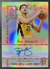 2025-26 Topps Signature Class Ben Sheppard Manuscripts Auto Pacers #MS-BSH