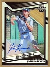 2022 Panini Elite Extra Edition Baseball Rookie Auto Josh Kasevich Pr No's /200