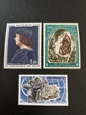 Monaco Année 1967, 71 Et 77  N° 735 , 866 , 1095 Neufs ** luxe 3 Timbres