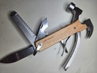 Kikkerland Hammer Multi Tool - Wooden Grips - knives, pliers, screwdriver, saw + — photo 2