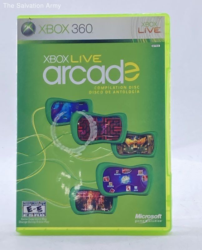 Microsoft Xbox 360 Live Arcade Compilation Disc Multiplayer Video Game