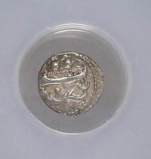 PHOENICIA Byblus King Aynel Lion v Bull NGC 350BC Ancient Silver Greek Coin 1039