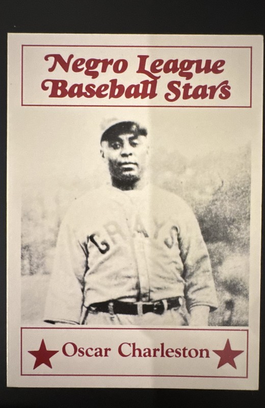 1986 Fritsch Negro League Baseball Stars - Oscar Charleston #8 (RC)