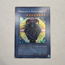 Konami Yu-Gi-Oh Magician of Black Chaos PP01-EN001 Secret Rare Holo ENG