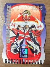 1997 1997-98 DONRUSS ELITE JOHN VANBIESBROUCK DIECUT PRIME NUMBERS  /288 /80 2b