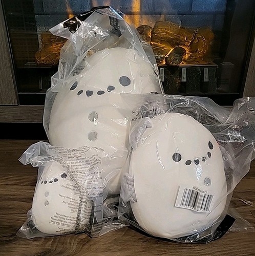 NWT Squishmallows 12"+8”+ 5” EMILY the Snowman Bat BUNDLE-Still In Plastic 2024 - Picture 2 of 4