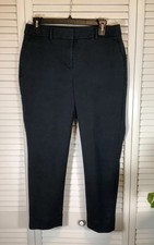 Talbots Hampshire Straight Ankle Trousers Pants Women's size 8P Petite Black