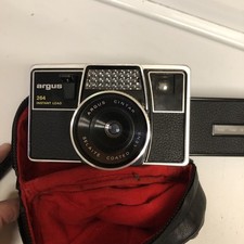 Vintage Argus 264 Instant Load Camera. With Leather Case