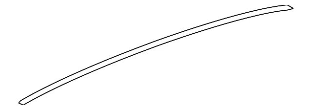 Sello de moldura central de puerta levadiza GM 15270012 genuino Foto 3 de 4