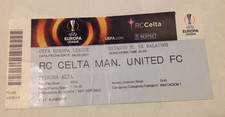 RC Celta Vigo Manchester United  Champions  League Semi Final 2017 MATCH TICKET