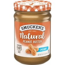 Smucker's Natural Creamy Peanut Butter, 16 Ounce
