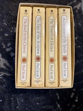 The Raj Quartet by Paul Scott (1979) Avon 1st Printing, 4 Paperbacks + Box