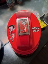 Betty Boop Bright Red Watch New In Box Never Used Needs Battery