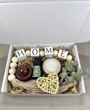 Housewarming Gift ‘New Home’ Hamper Gift Box Essential Oil / Wooden Heart 