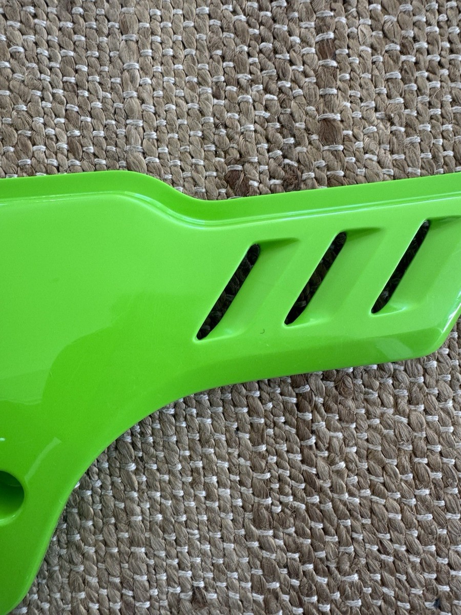 Kawasaki 1989 1990 KX80 OEM Right-Side Frame Cover / Race Plate