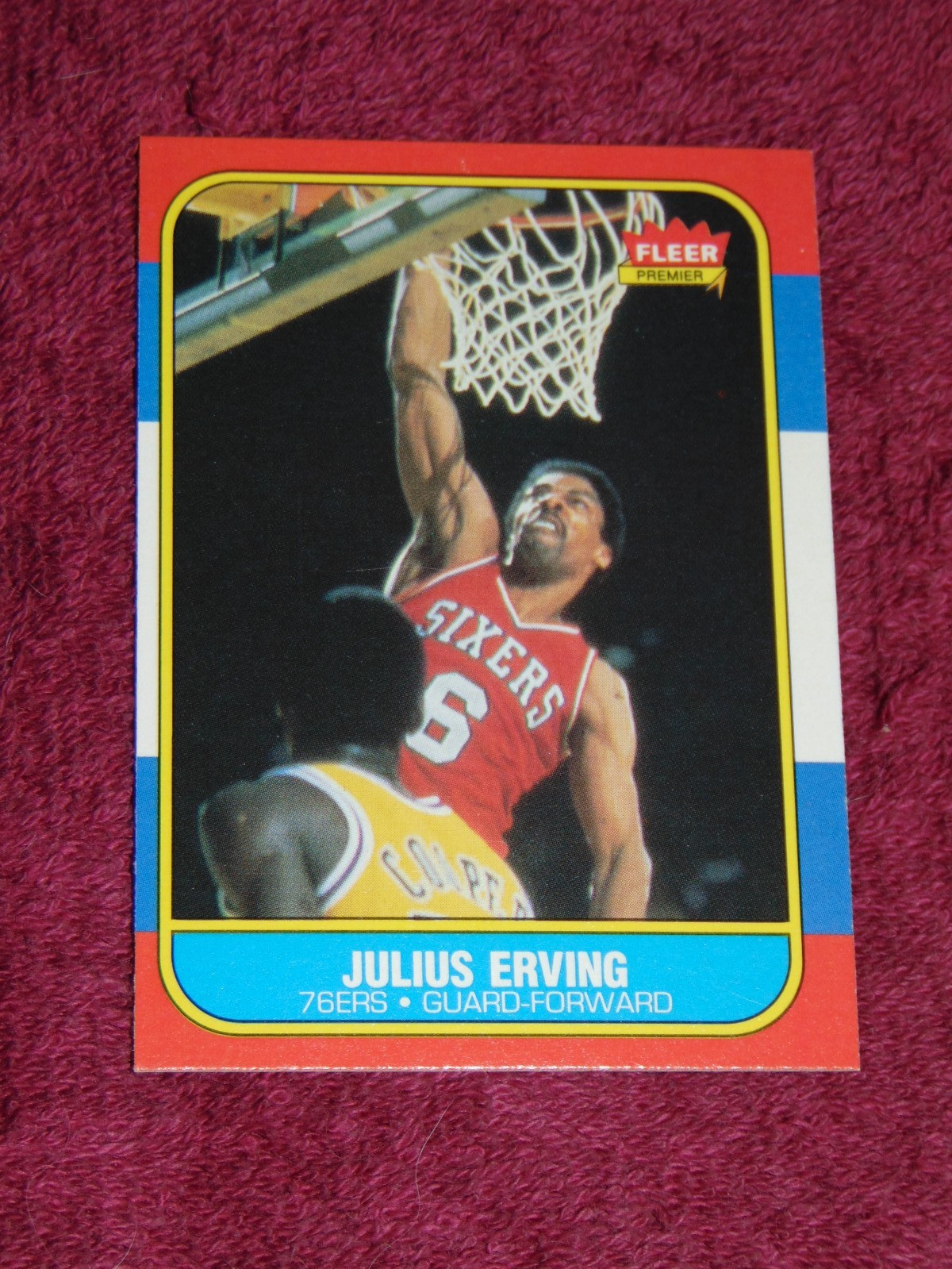1986 FLEER #31 JULIUS ERVING CARD