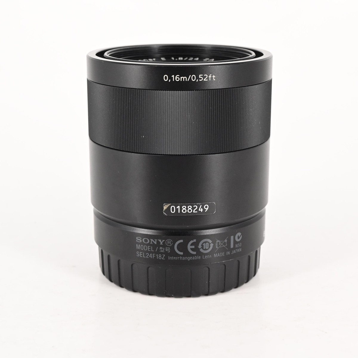 Sony 24mm f1.8 Zeiss Sonnar E ZA T* Lens SEL24F18Z #249 | eBay