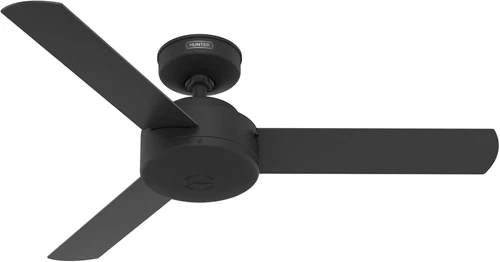 Hunter 44 Inch Indoor Ceiling Fan No Light - Black Modern Ceiling Fan without Li - Picture 1 of 12